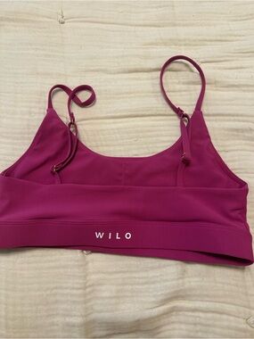 Wilo The Label Ribbed Cropped Sports Bra Tank size L